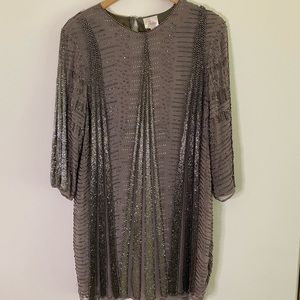 Parker brand sequined midi dress party Halloween